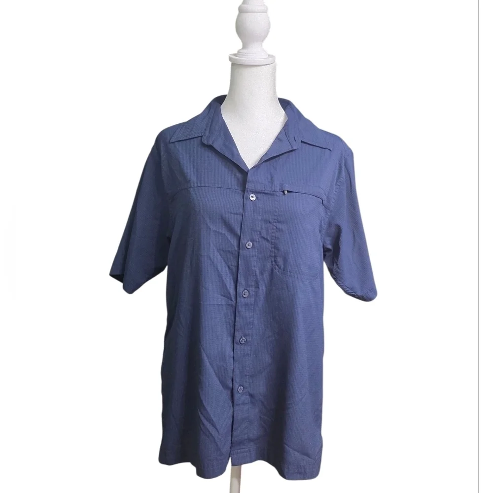 The North Face Navy Men's Casual Lightweight Shirt Size Small